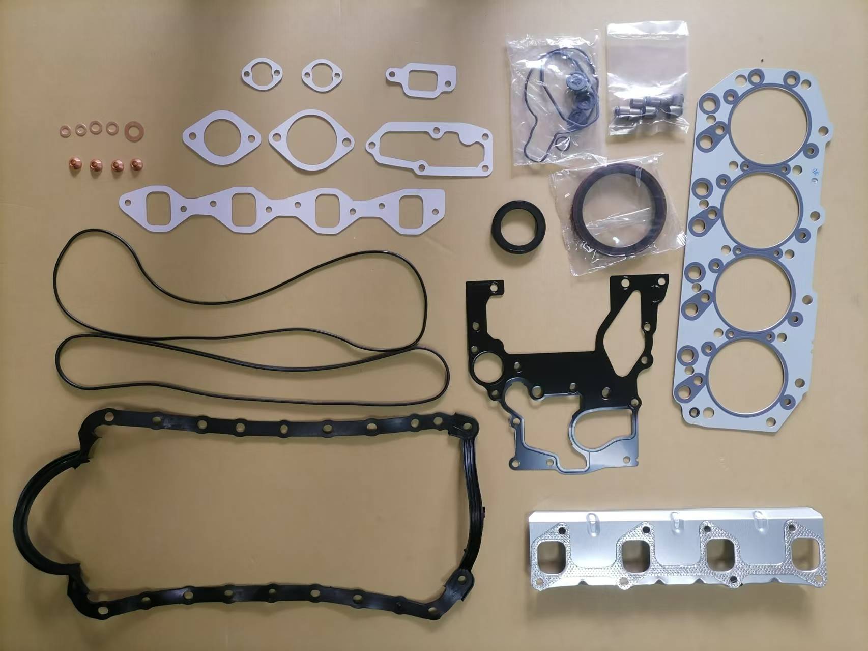 Complete gasket 4JB1 5-87810-289-2 5-87810-457-2 5-87810-648-1 full gasket for Dmax PICK-UP 2800 ELF250 NKR NHR