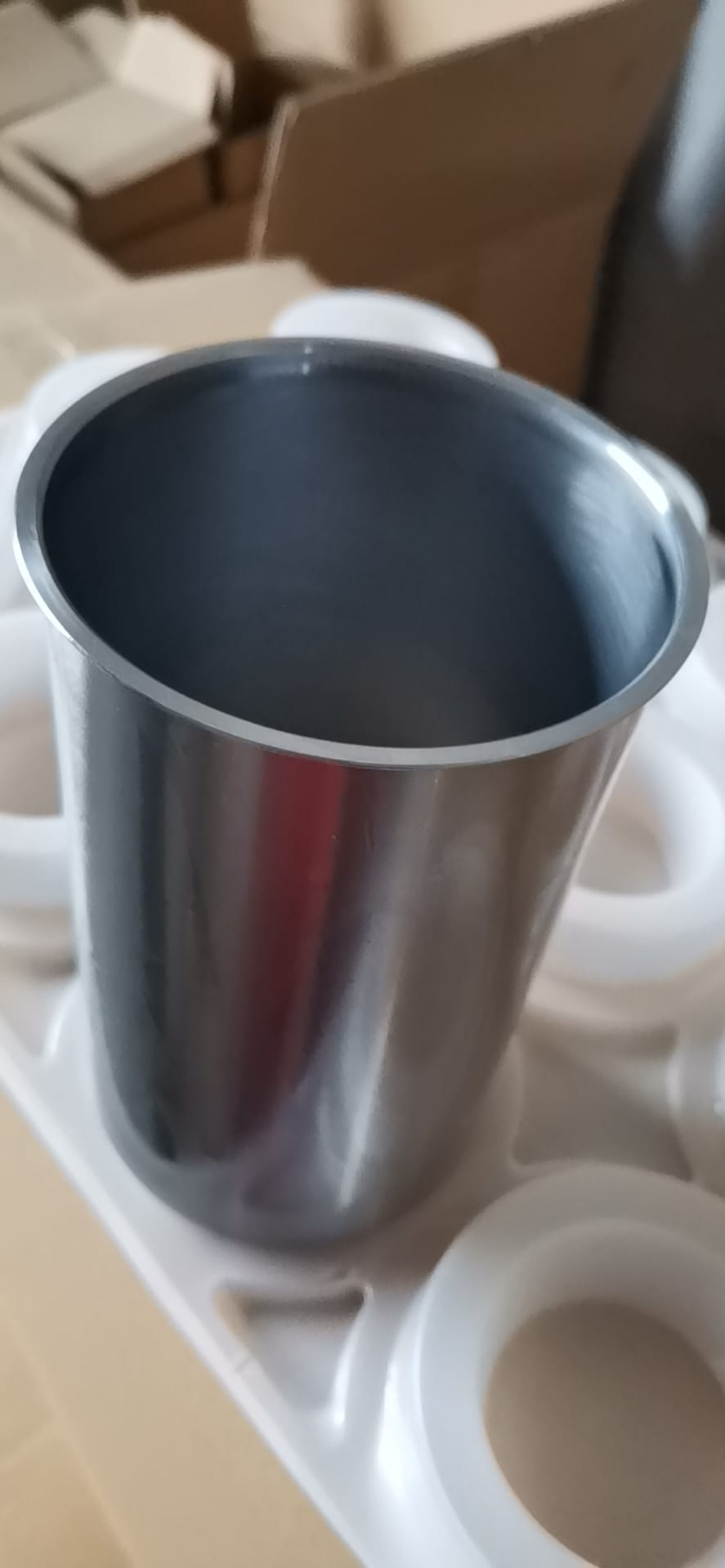 Cylinder liner chrome steel liner 4JB1 8-94247-861-0 8-94247-861-2 sleeve for D max NHR NKR - Image 2